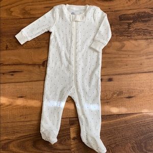 Primary Zip Footie size 0-3 Months